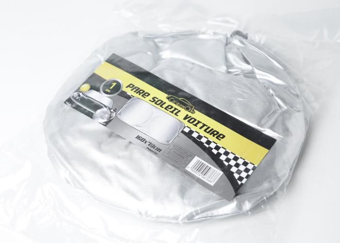 Parasoleil Auto - GENERIC - 2-en-1 - Polyester - 160x79 cm - Protection Solaire
