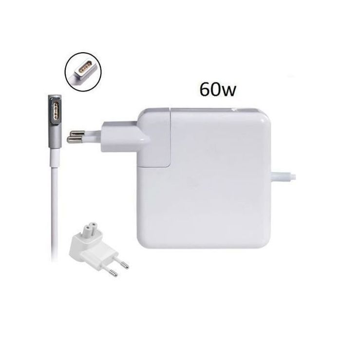 Chargeur Adaptateur Compatible MacBook Pro 60W - MagSafe 1 pour MacBook Pro 11" et 13" (2009 à 2012 Mid)