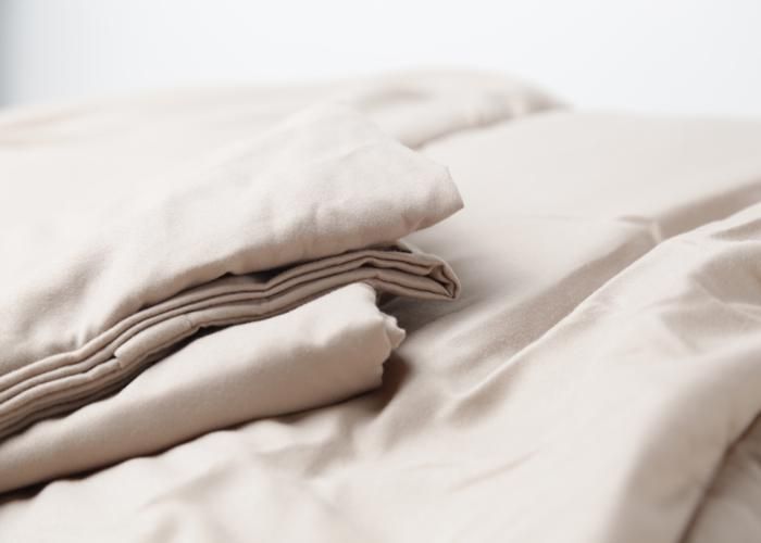 Couette - Monochrome - 260x240 cm - Beige foncé - 300 g - Chaude