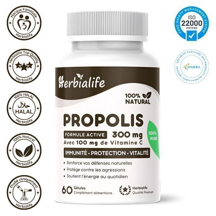 Propolis Pure + Vitamine C – 60 Gélules | Herbialife