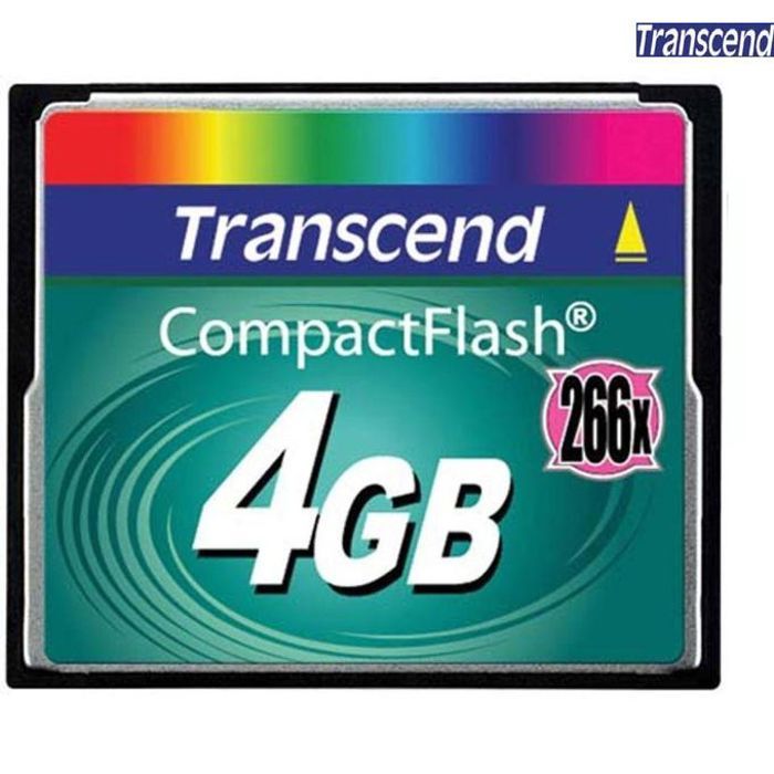Transcend Carte memoire flash compacte 4 GB / Go, série Ultra-Performance 266x