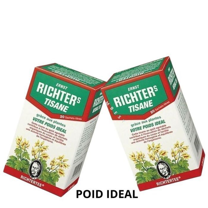 Tisane Richter minceur,POIDS IDEAL Spéciale Transit Lot De 2 Boîtes De 20 sachets