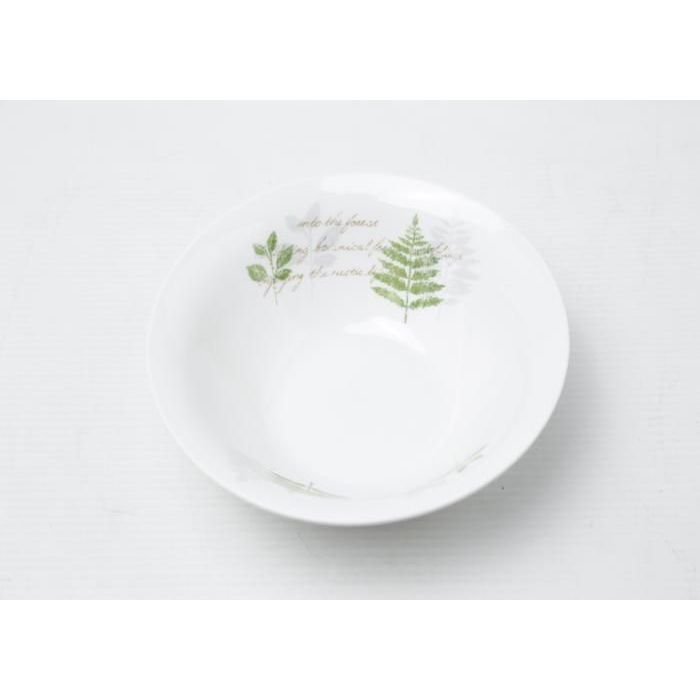 Bol en Porcelaine - GENERIC - Décoré - 15 cm - Blanc - Compatible lave-vaisselle