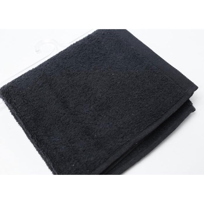 Serviette de toilette - DOLORES - Noir - 40x70 cm - 400g - Coton naturel