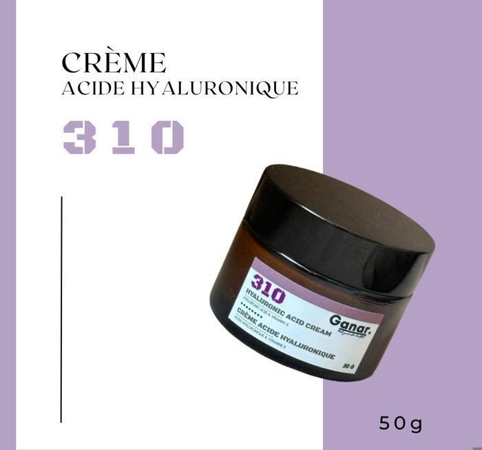 Crème à l'Acide Hyaluronique – GANAR COSMETICS - 50g