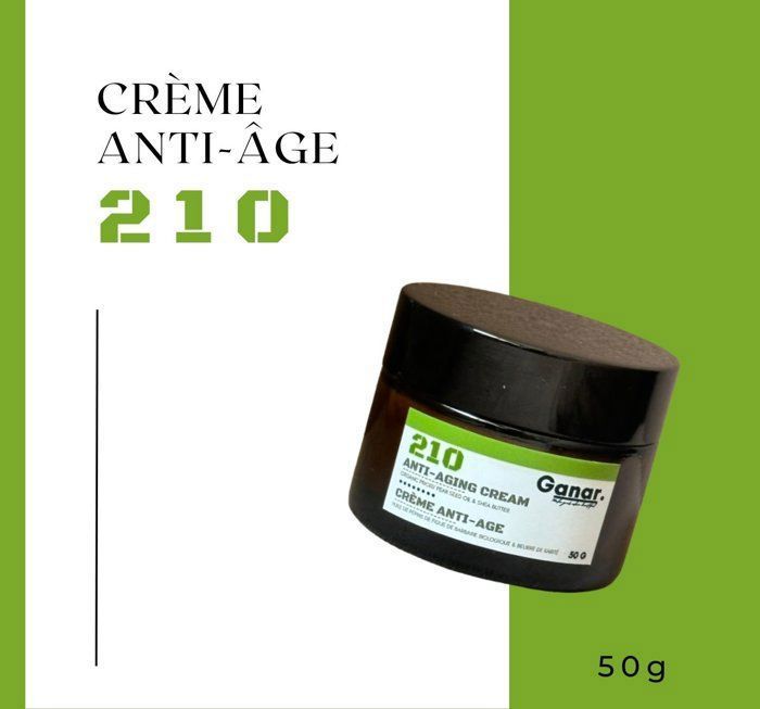 Crème Anti-Âge Nuit – GANAR COSMETICS- 50g