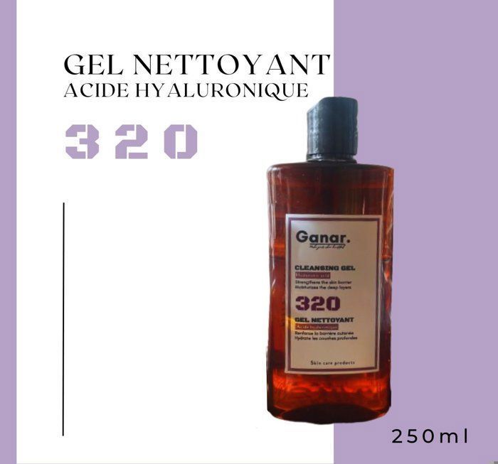Gel Nettoyant à l'Acide Hyaluronique – GANAR COSMETICS - 250ml