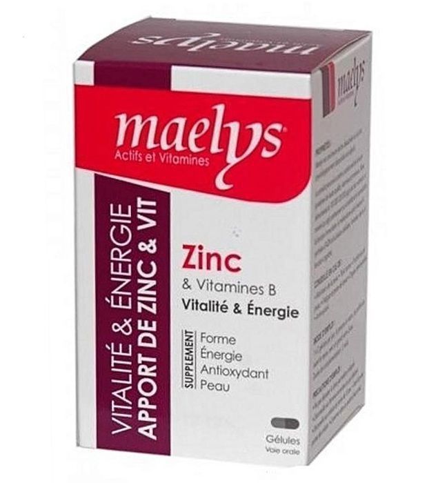 Maelys Zinc Et Vitamine B 30 Gélules