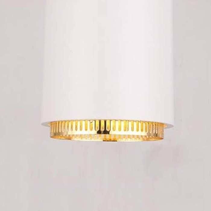 Suspension - HOBACA - Blanc/Or/Noir - 150mm x 450mm - Métal - Design Contemporain