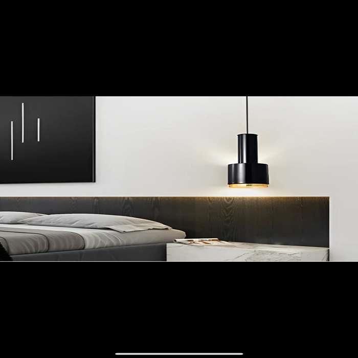 Suspension - HOBACA - Noir - 150mm x 450mm - Métal - Design contemporain