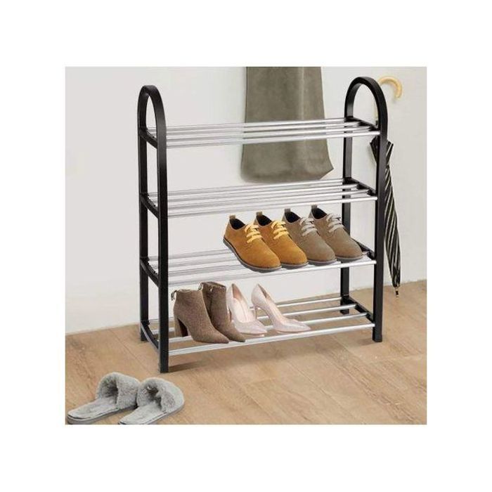 Rangement Chaussure 4 Étages - Multi-usage Gain de Place