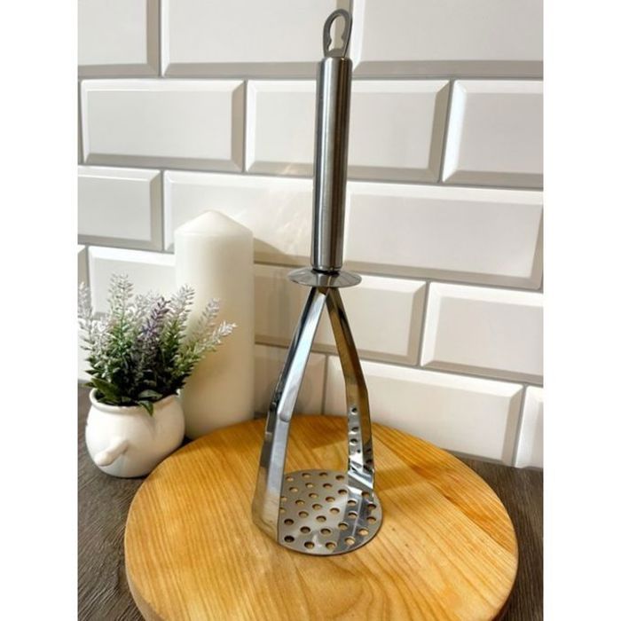 Presse-Purée en Acier - Broyeur de Pommes de Terre Épais, Outil de Pressage Manuel