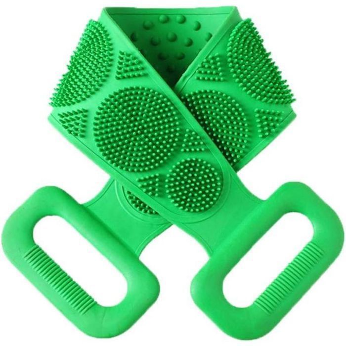 Scrubber Arrière en Silicone Long - Nettoyant pour le Dos, couleur aliatoire