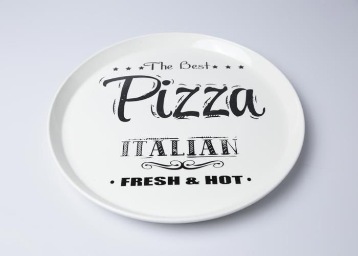 ASSIETTE À PIZZA EN PORCELAINE (L) 33CM