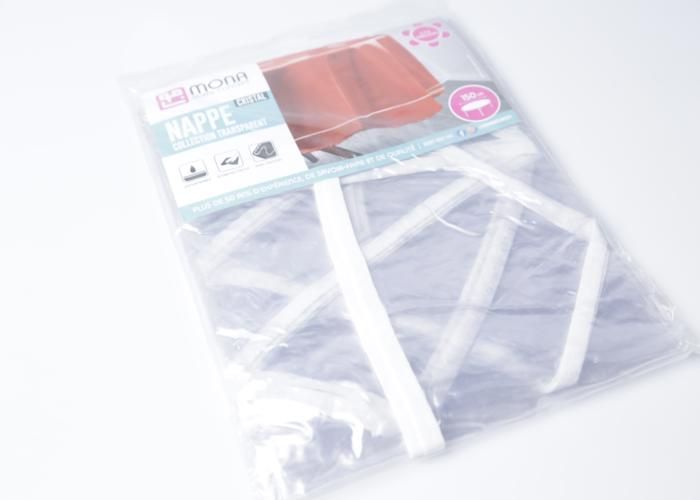 NAPPE TRANSPARENTE CRISTAL 150 CM RONDE