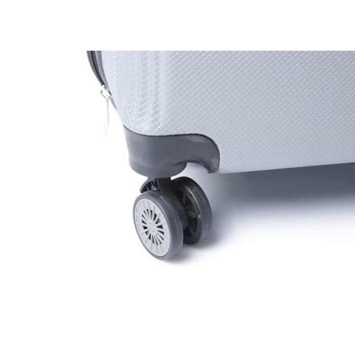 Valise - GENERIC - Essaouira - 60cm - ABS - Gris - 4 roulettes 360°