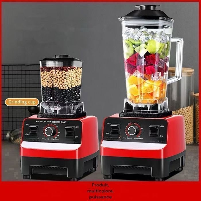 Mixeur Blender  - 2 Litres - Multifonctionnel - pour viande hachée, presse-agrumes à glace pilée