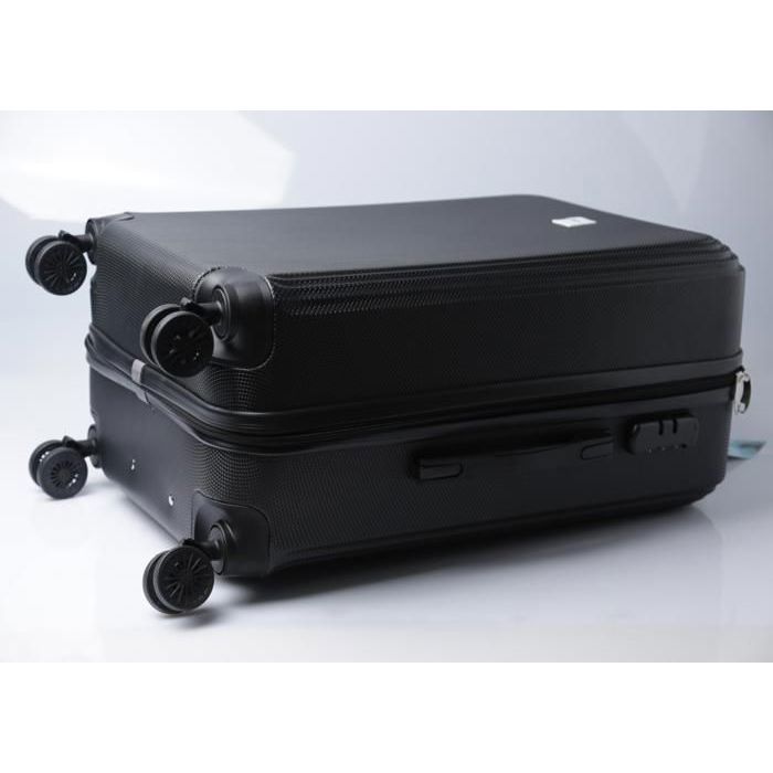 Valise - Essaouira - 60 cm - Coque rigide ABS - 4 roulettes - Noir