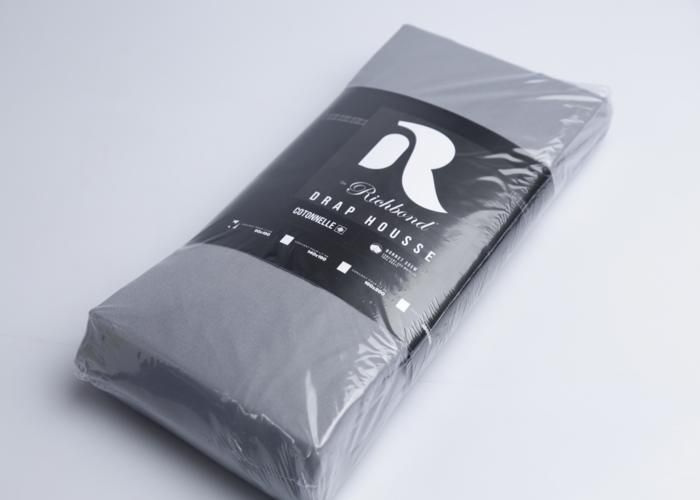 Drap Housse - Cotonelle - Single 90x190 - Gris Clair - Coton - Lavable en machine