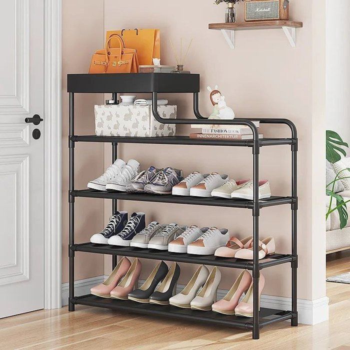 Etagère de rangement - LUXURY - Organisateur de porte-chaussures - Métal robuste - Multifonctionnel - Réglable