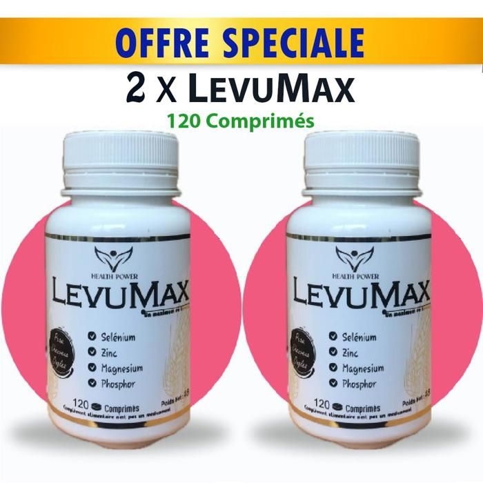 Pack 2 x boites de LevuMax 120 Comprimés