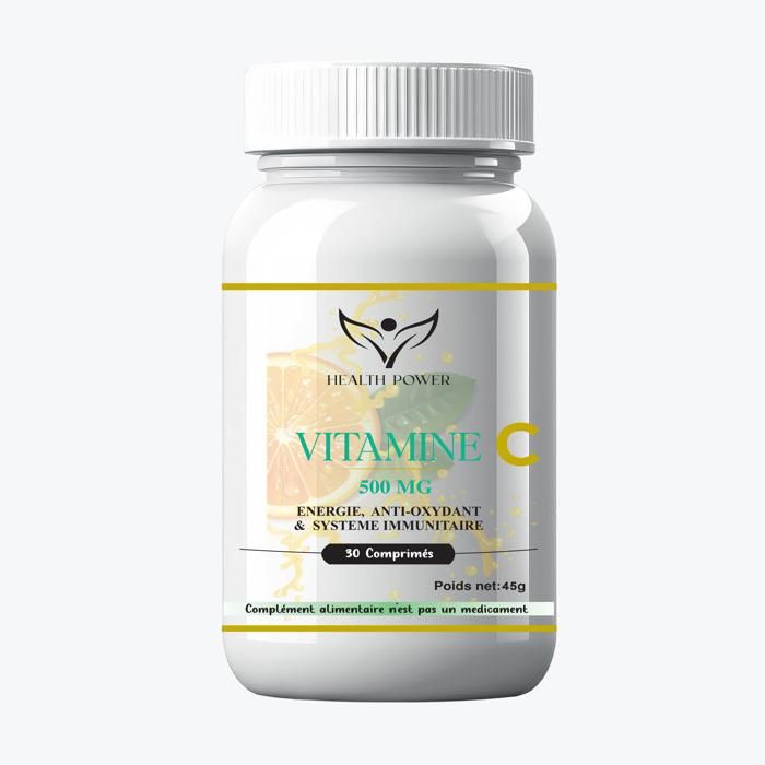 Vitamine C 30 Comprimés 500Mg - Énergie Anti-oxydant Et Système Immunitaire