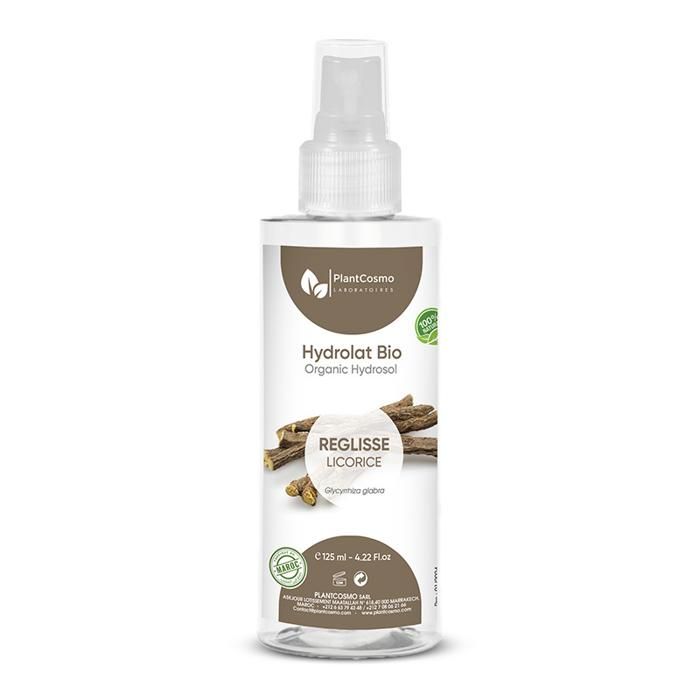 Hydrolat de Reglisse - PLANTCOSMO LABORATOIRES - 125 ml - Bio - Sans conservateur - Apaisant