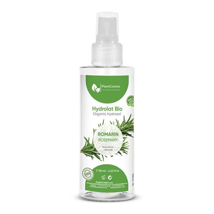 Hydrolat de Romarin - PLANTCOSMO LABORATOIRES - 125 ml - Bio - Sans conservateur - Tonifiant