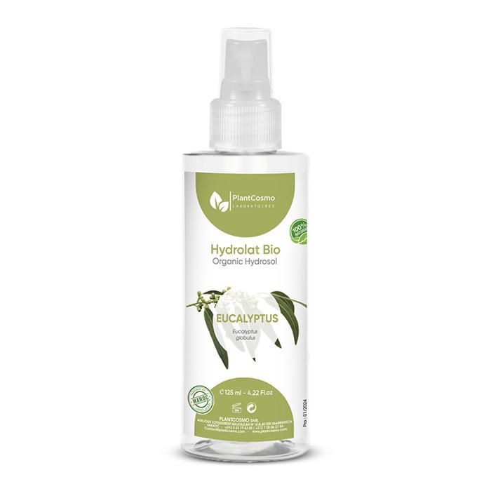 Hydrolat d'Eucalyptus - PLANTCOSMO LABORATOIRES - 125 ml - Bio - Sans conservateur - Purifiant