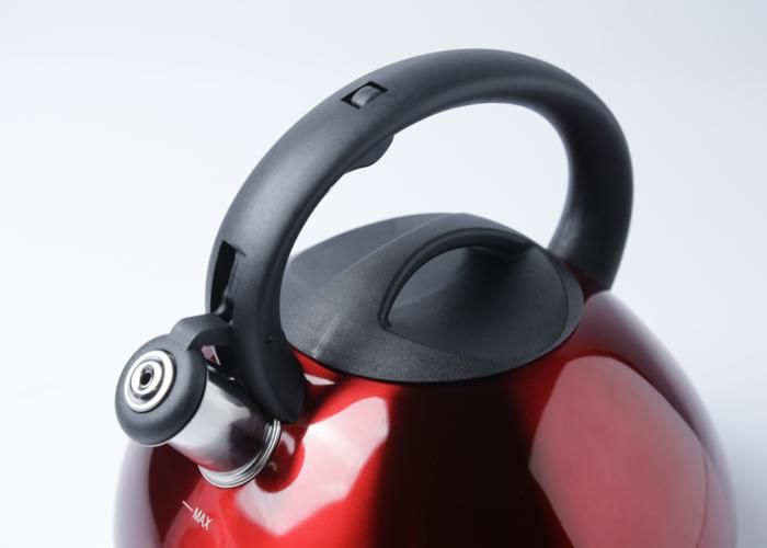 Bouilloire siffleuse - Inox Rouge - 4.5L - K12- 4,3L