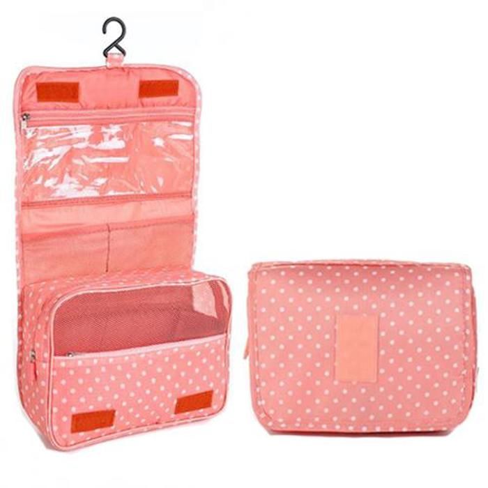 Trousse de Toilette Pour Rangement en Motif Pink Dot