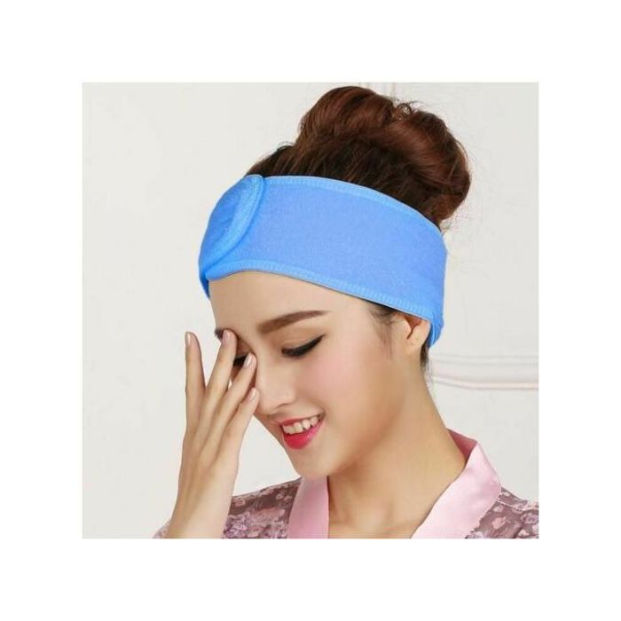 Bandeau facial réglable élastique maquillage bande de cheveux Wrap Spa douche serviette maquillage