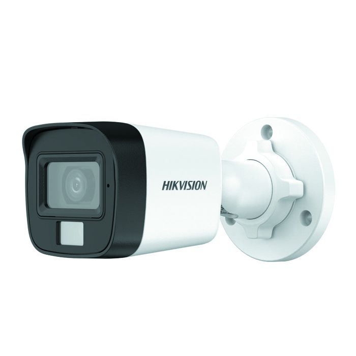 hikvision - 3K Smart Hybrid Light Audio Fixed Mini Bullet Camera DS-2CE16K0T-LFS
