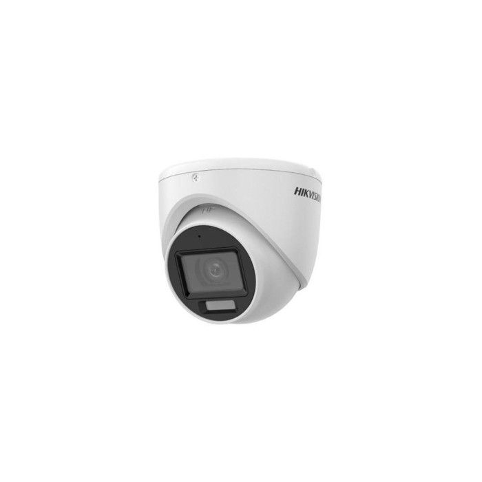 hikvision - 4K Smart Hybrid Light Fixed Turret Camera DS-2CE76U0T-LMF
