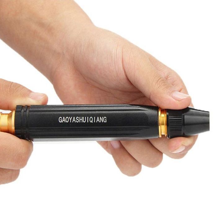 Pistolet à Eau Haute Pression - Lavage Voiture, Jardin - Noir