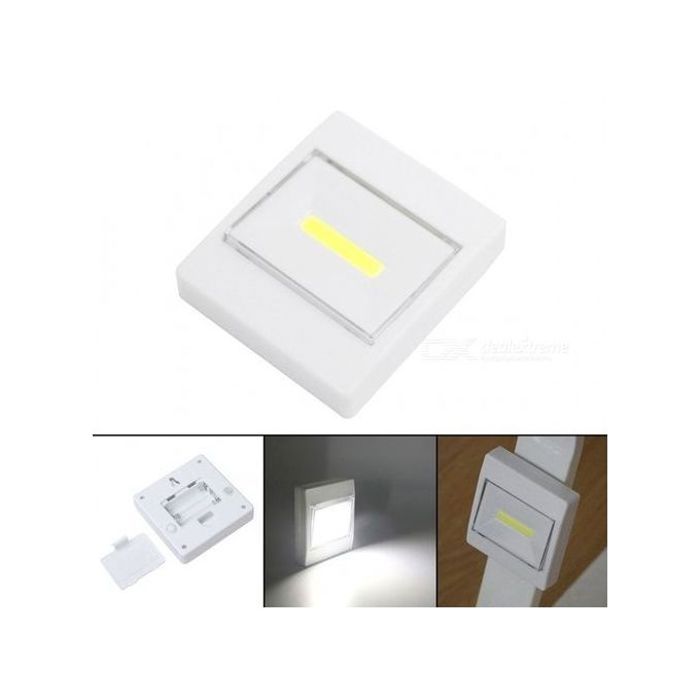 Lampe Murale LED - 3W, 4 Pack, Blanc, Tactile, Aimants, Velcro