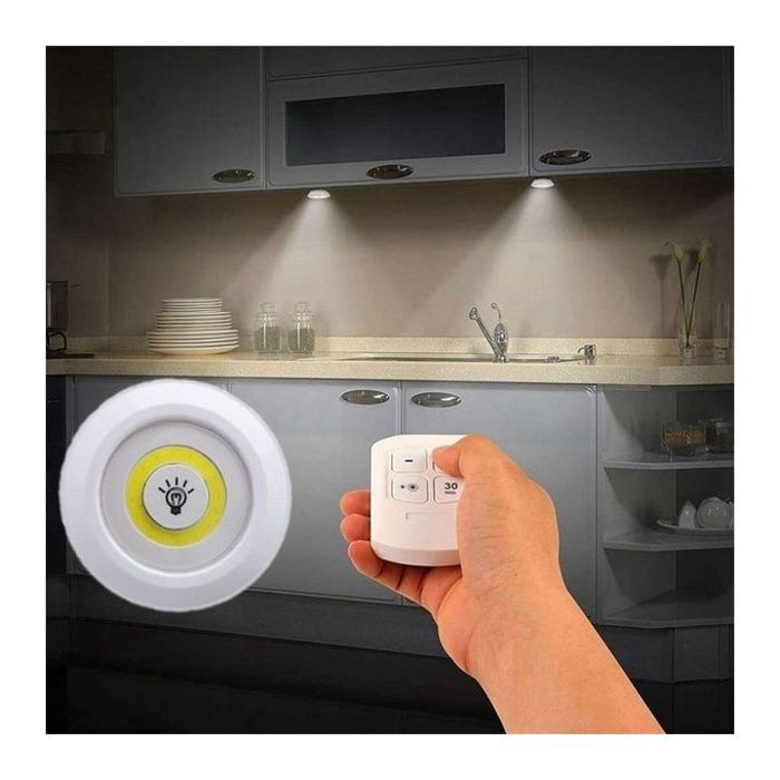 Lumière LED avec Télécommande - 2 Niveaux d'Eclairage - 30 Minutes