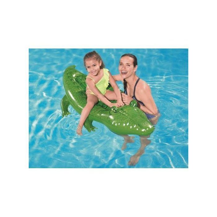 Jouet Gonflable Crocodile - 168 x 89cm, Tour de Crocodile, Chaise