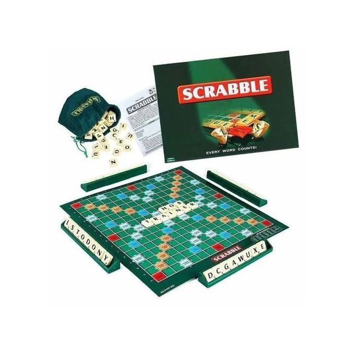 Jeu de Société Scrabble Classique - En Bois