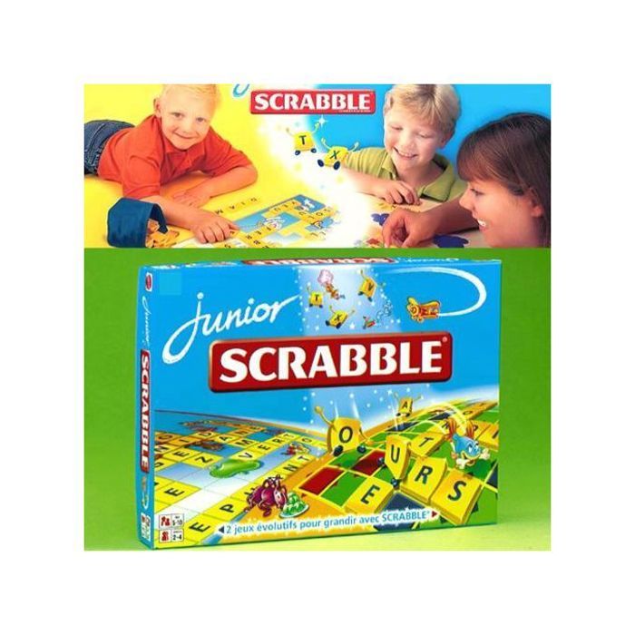 Scrabble Junior - 2 Jeux Evolutifs pour Grandir avec Scrabble