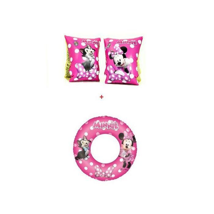 Roue de Natation Minnie Mouse - 56cm + Brassards Minnie