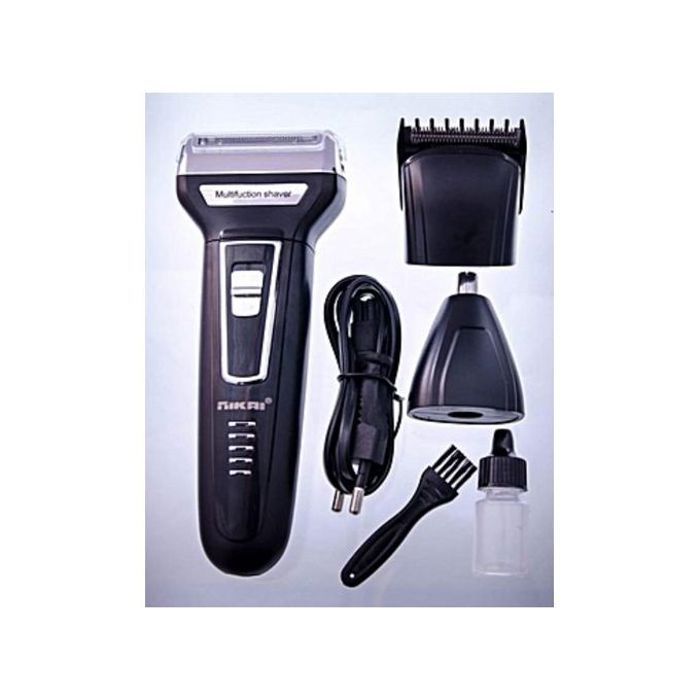 Tondeuse Nikai NK-7107 - 3 en 1 - Rasoir, Tondeuse & Nettoie Nez - Haute Qualité