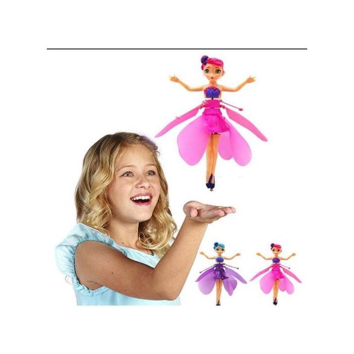 Avion jouet inductif - Fée volante - Princesse - Pour enfants - Cadeau d'anniversaire
