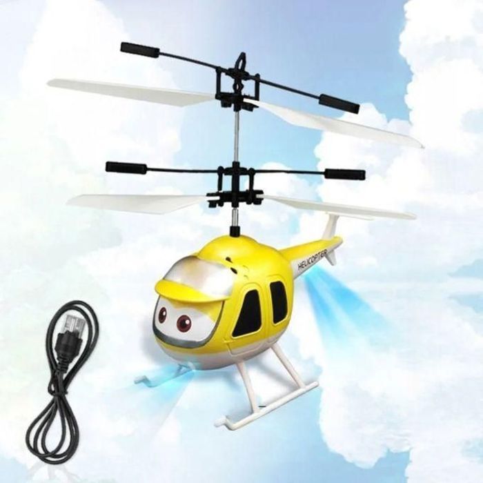 Mini Hélicoptère à Induction Infrarouge - Jouet pour Enfant