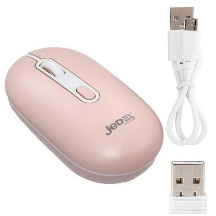 Souris sans Fil - Bluetooth Rechargeable - Rose