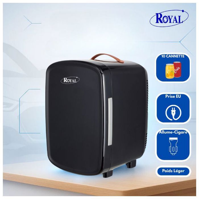 Réfrigérateur Portable - ROYAL - RE3000-CB - 10 Litres - 55W - Froid Statique
