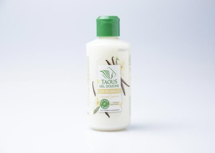 Gel Douche - Taous - Lait Vanille - 250ml - Non comédogène - Pour tous types de peau