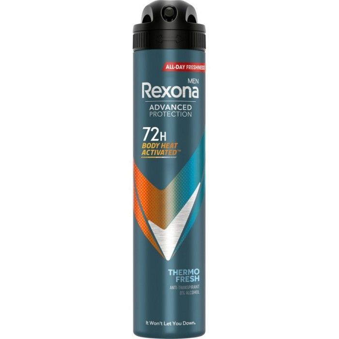 Déodorant - REXONA - Thermo Fresh - 200 ml - Protection 48h - Réaction à la chaleur