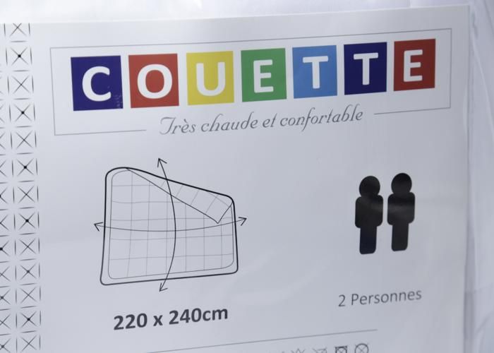 Couette Alternative Duvet 100% Poly 220x240cm Blanc