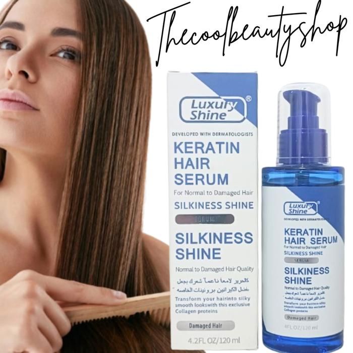 Sérum capillaire - LUXURY SHINE - Kératine - Brillance - Lissage - Protection chaleur